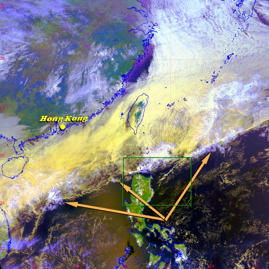 Cold Front (Image time - 1:36 p.m., 7 March 2003)