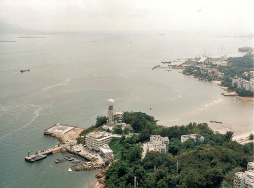 圖四 位於新界大欖涌的機場多普勒天氣雷達。