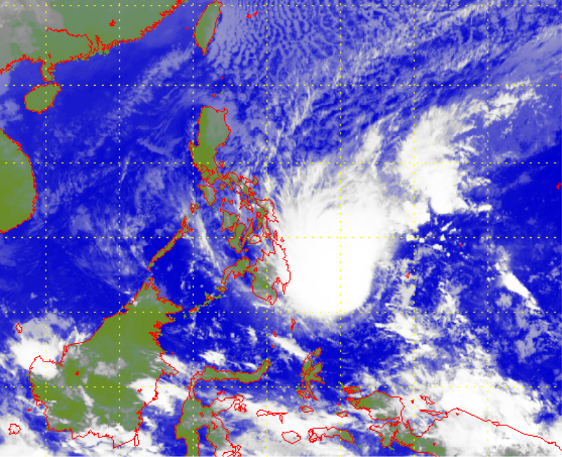 熱帶風暴杜鵑(2101)的衛星圖片