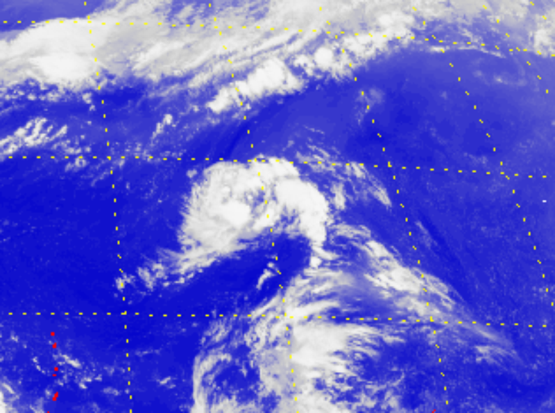 熱帶低氣壓(9月1日至4日)的衛星圖片