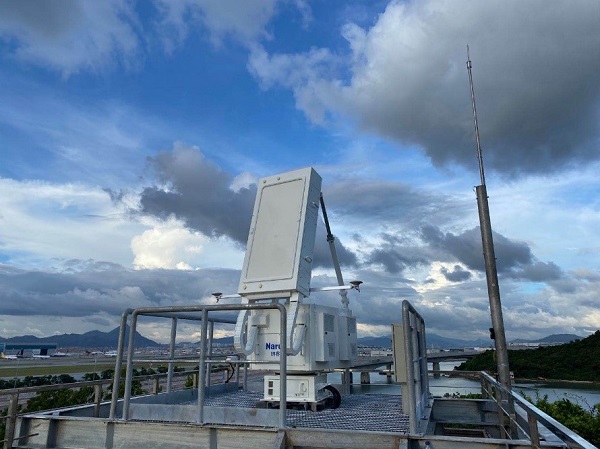 天文台於沙螺灣安裝第一台相控陣多普勒天氣雷達