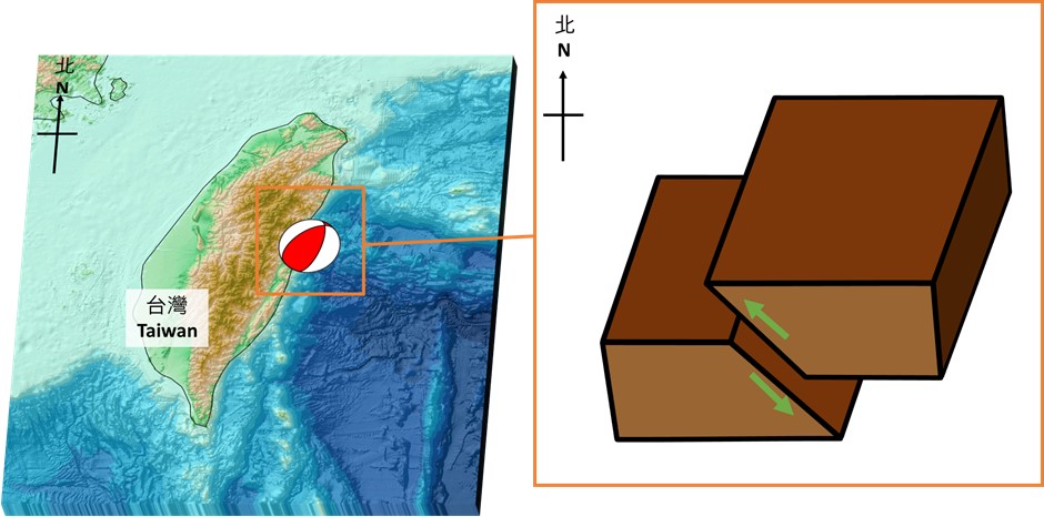 花蓮地震的震源機制