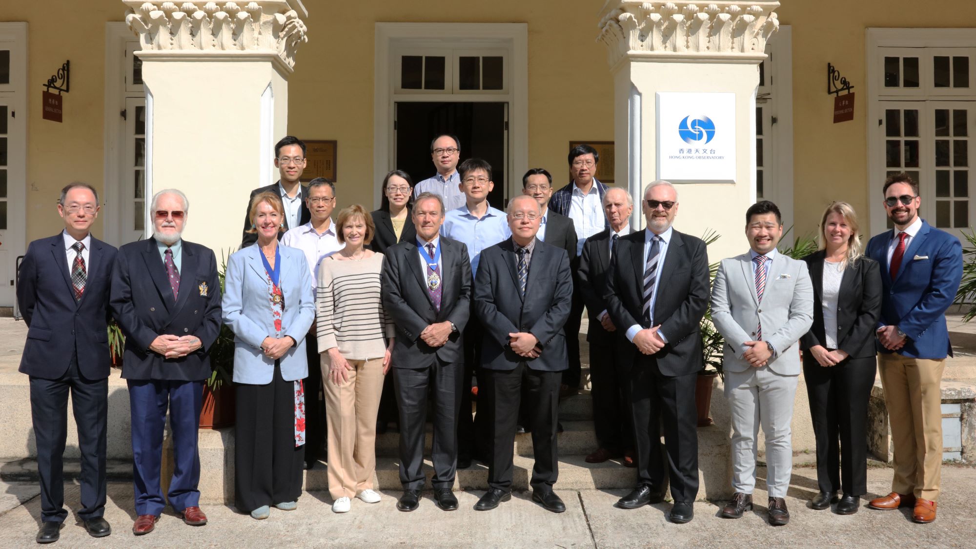 The Honourable Company of Air Pilots incorporating Air Navigators delegation visited the Hong Kong Observatory