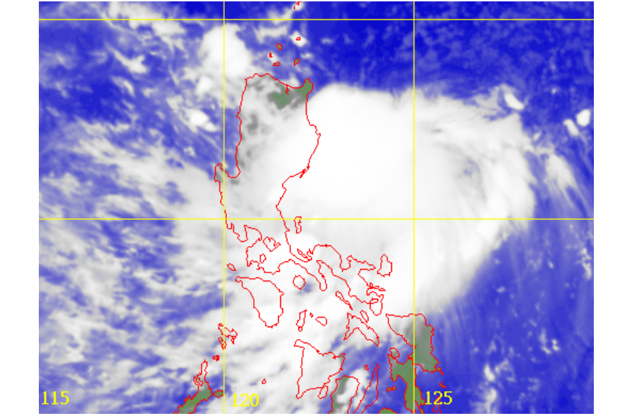 Satellite picture of Tropical Depression (-)