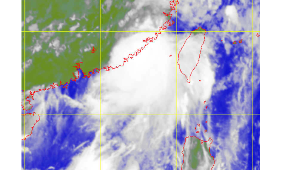 颱風米克拉(2006)的衛星圖片 