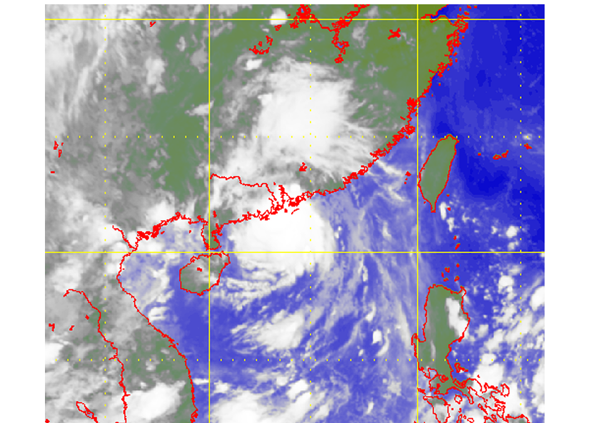 Satellite picture of Typhoon Higos (2007)