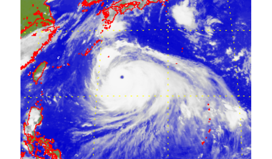 Satellite picture of Super Typhoon Haishen (2010)