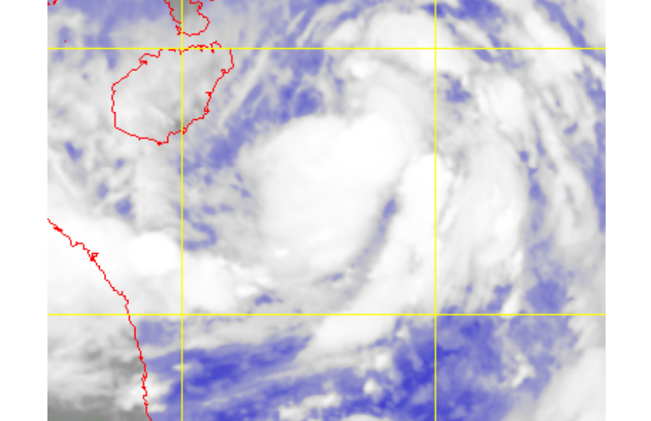 Satellite picture of Tropical Storm Nangka (2016)