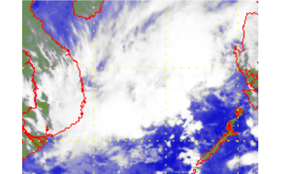 Satellite picture of Tropical Depression Krovanh (2023)