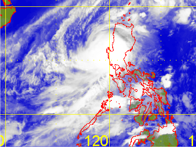 Satellite picture of Severe Tropical Storm Halong