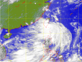 Satellite picture of Tropical Depression: 13 - 14 July