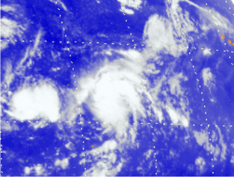 Satellite picture of Tropical Depression: 13 - 17 August