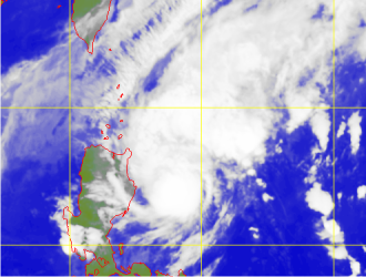 Satellite picture of Tropical Depression: 2 - 3 November