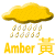 Amber Rainstorm Signal Logo