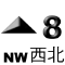 八号西北烈风或暴风信号