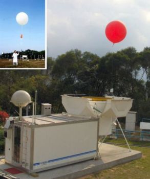 天文台採用的自動高空探測系統，以取代人手施放氣球