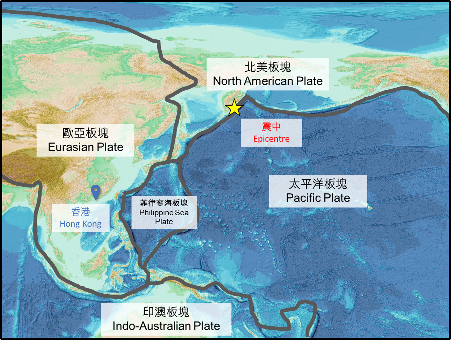 Tectonic Plate Configuration Map