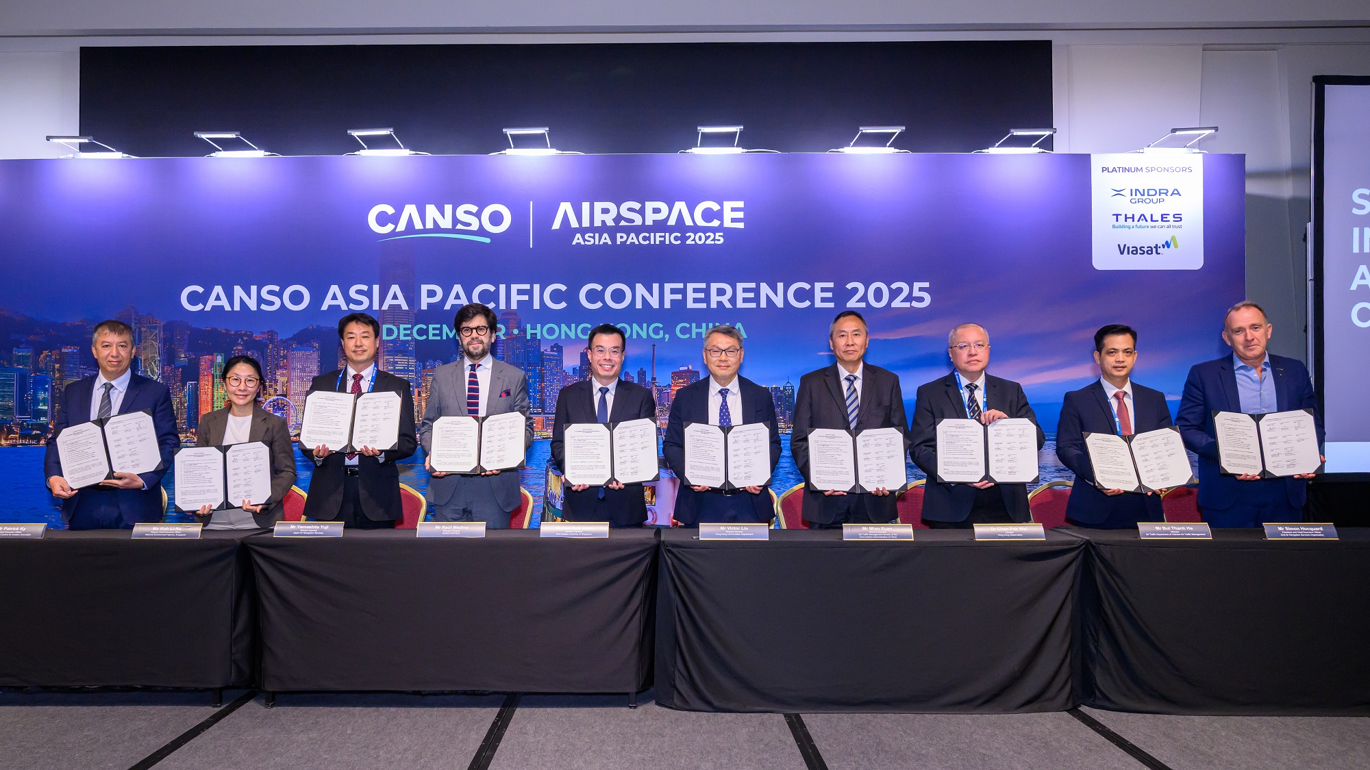 Hong Kong Observatory signs Letter of Intent at CANSO Asia Pacific Conference to strengthen Regional Aviation Meteorology Collaboration