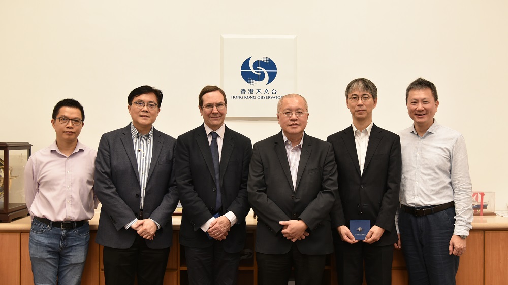 歐洲中期預報中心評估部主管David Richardson及世界氣象組織地球系統預測部總主任Yuki Honda到訪香港天文台 (2024 年 11 月 15 日)