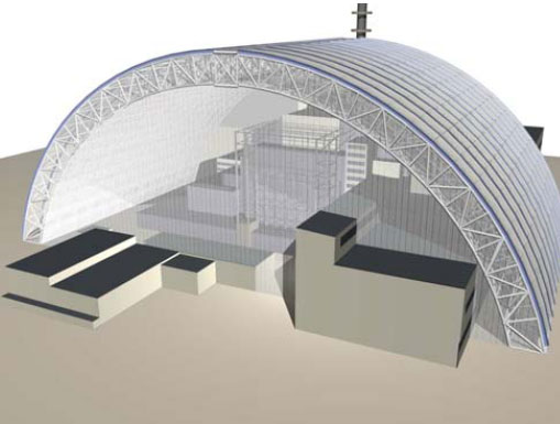計畫建造新的封閉建築物來遮蓋現有的「石棺」。