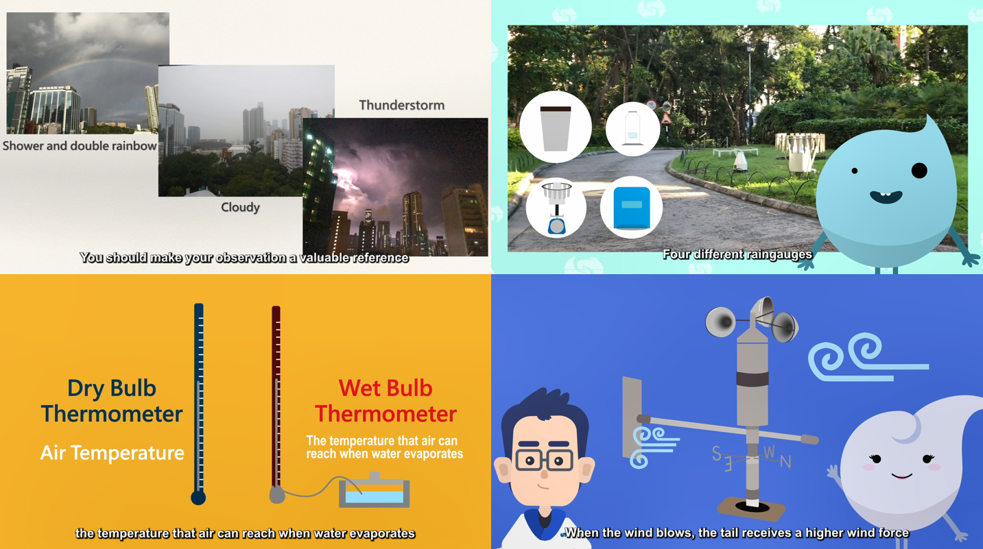 The Observatory launches more English videos of the weather observation ...