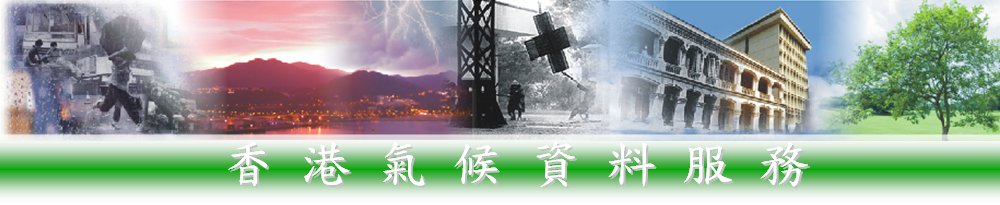 香港气候资料服务
